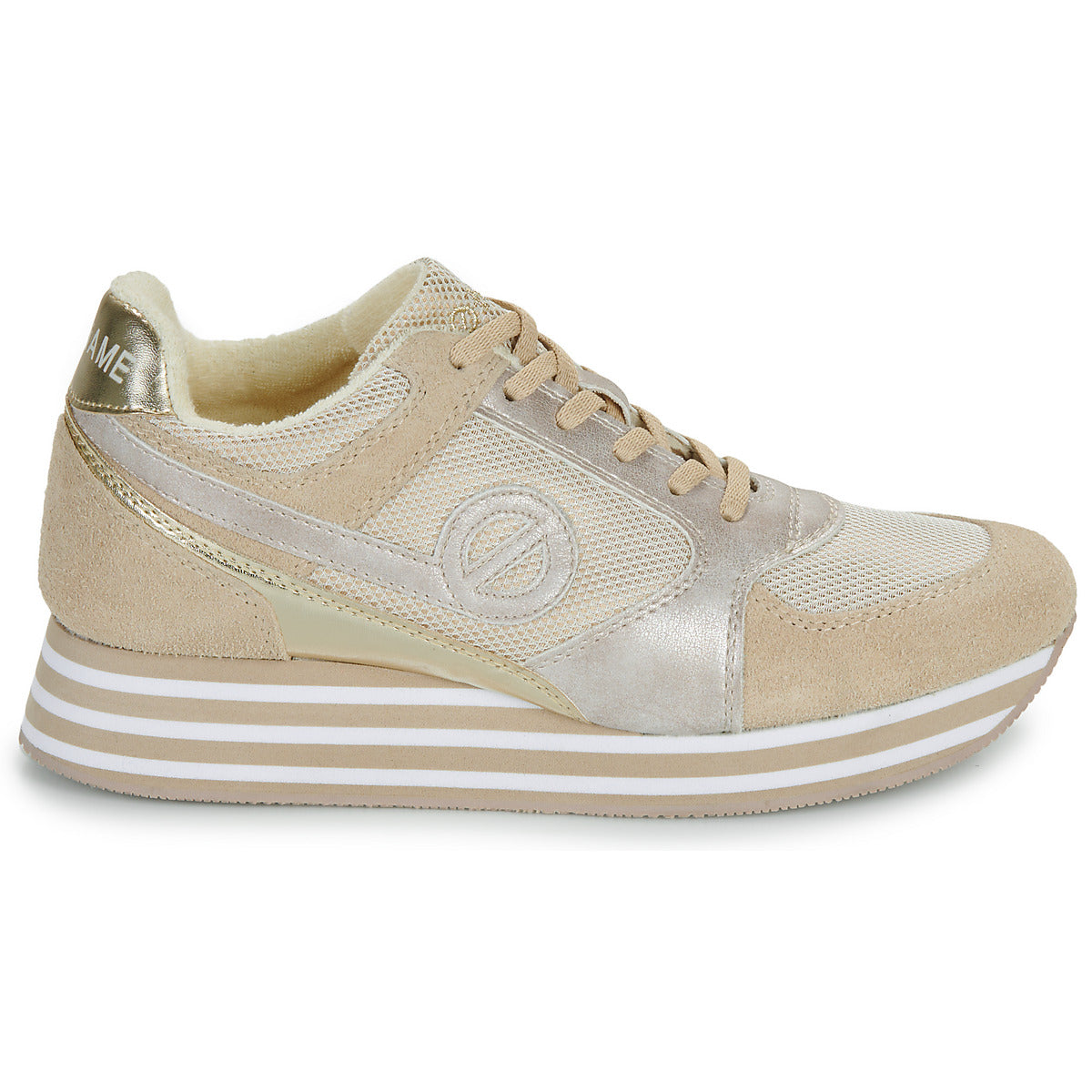 Sneakers basse Donna No Name  PARKO JOGGER W  Beige