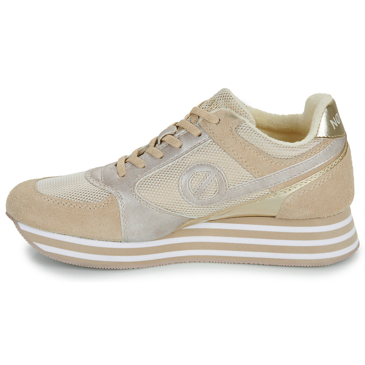 Sneakers basse Donna No Name  PARKO JOGGER W  Beige