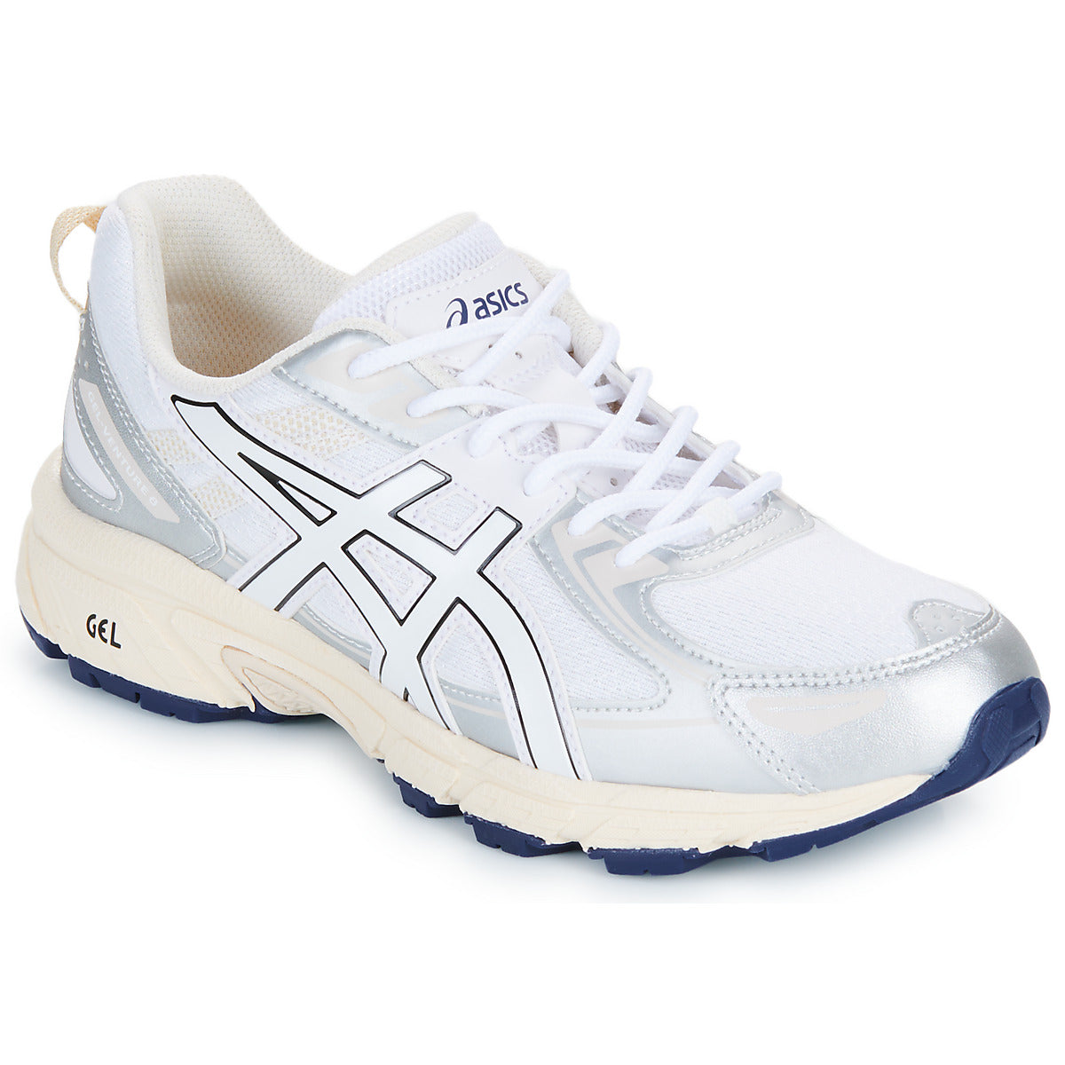 Scarpe bambini ragazzo Asics  VENTURE 6 GS  Bianco