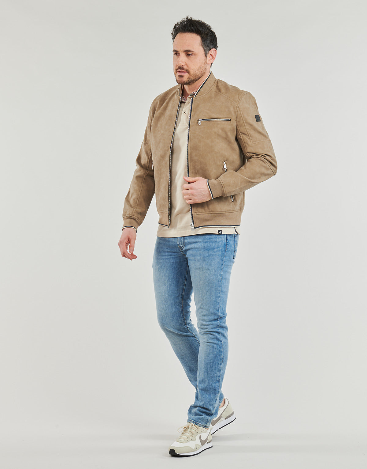 Giacca in pelle Uomo Kaporal  MAHO  Beige