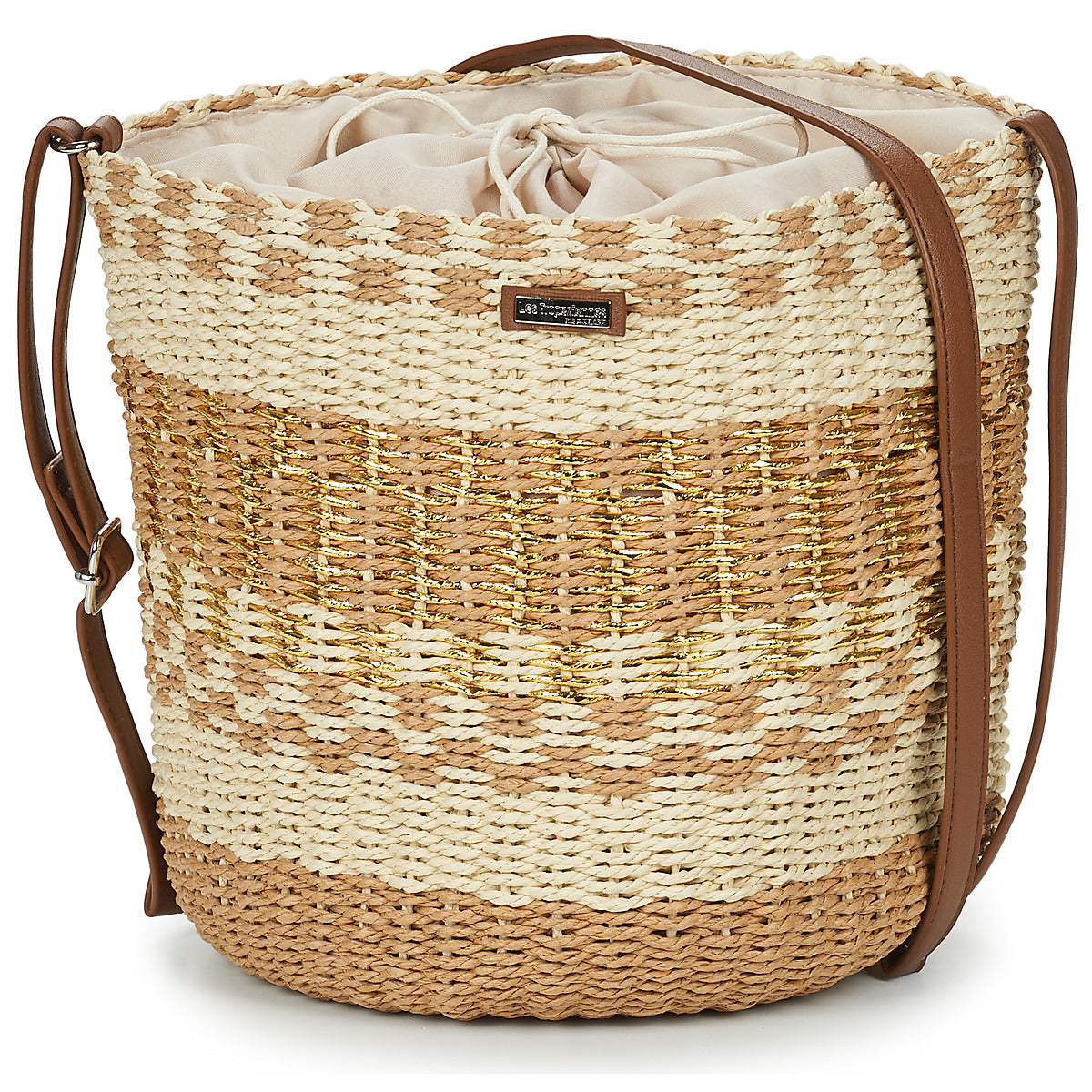 Borsa Shopping Donna Les Tropéziennes par M Belarbi  BUGLAS  Beige