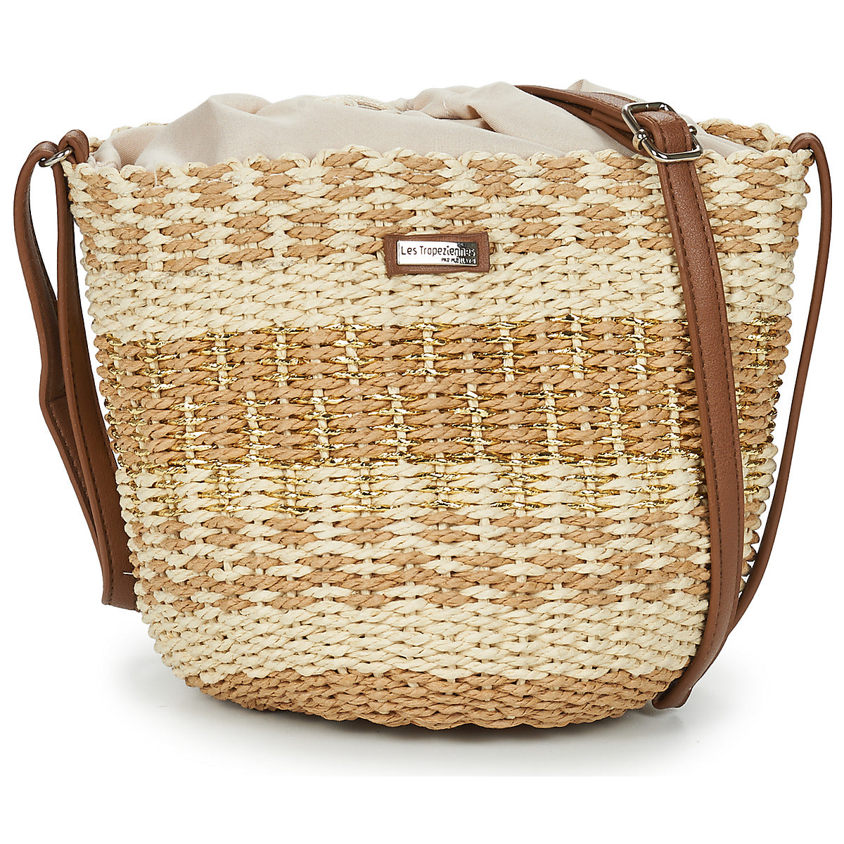 Borsa Shopping Donna Les Tropéziennes par M Belarbi  BUGLAS  Beige