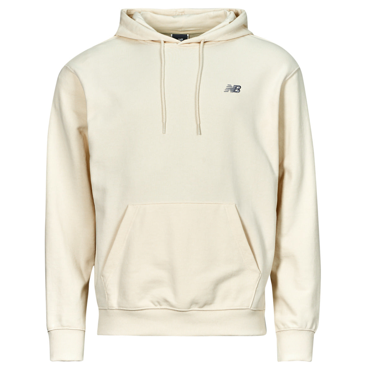 Felpa Uomo New Balance  BRUSHED SMALL LOGO HOODIE  Beige