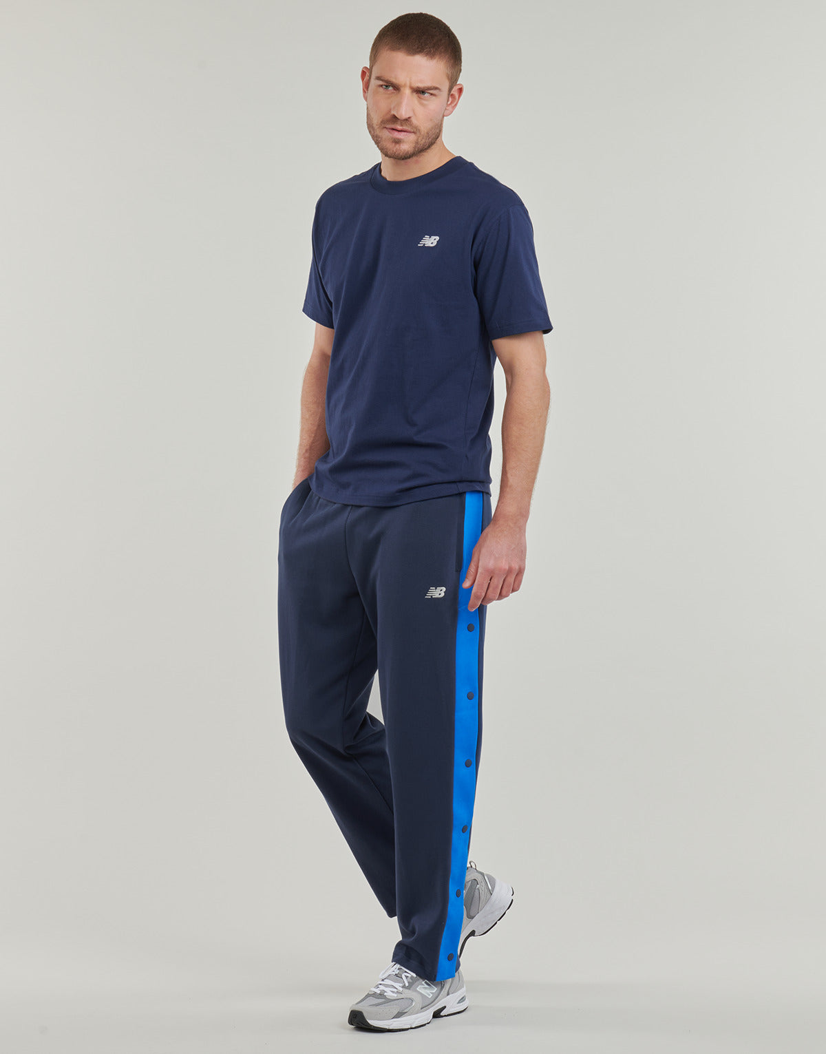 Pantaloni Sportivi Uomo New Balance  SGH BASKETBALL TRACK PANT  Blu