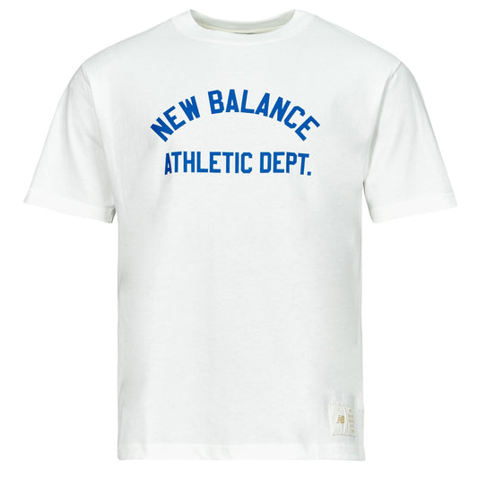 T-shirt Uomo New Balance  ATHLETICS DEPT TEE  Bianco