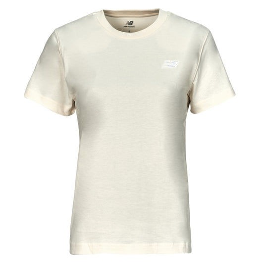 T-shirt Donna New Balance  SMALL LOGO T-SHIRT  Beige