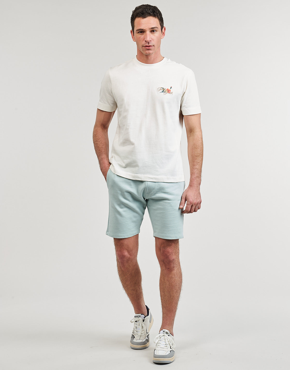 T-shirt Uomo Teddy Smith EDIS MC Bianco