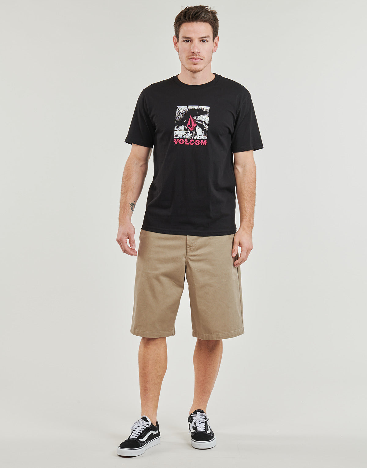 Pantaloni corti Uomo Volcom  LOOSE TRUCK SHORT  Kaki