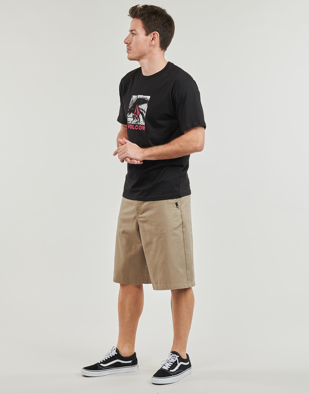 Pantaloni corti Uomo Volcom  LOOSE TRUCK SHORT  Kaki