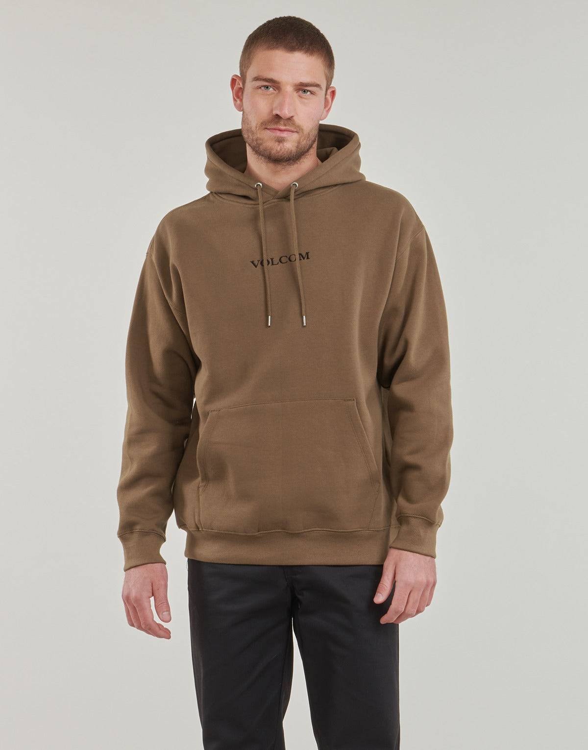 Felpa Uomo Volcom  VOLCOM STONE PO FLEECE  Marrone