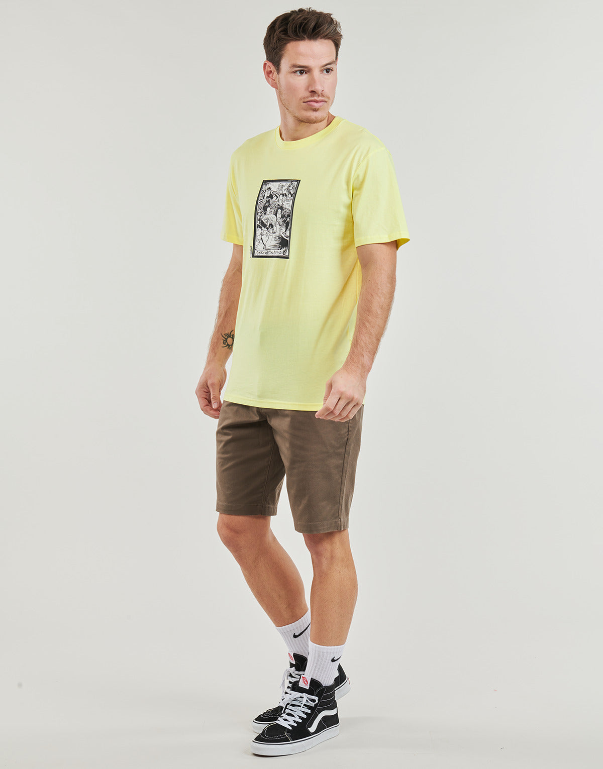 T-shirt Uomo Volcom MADITI BSC SST Giallo