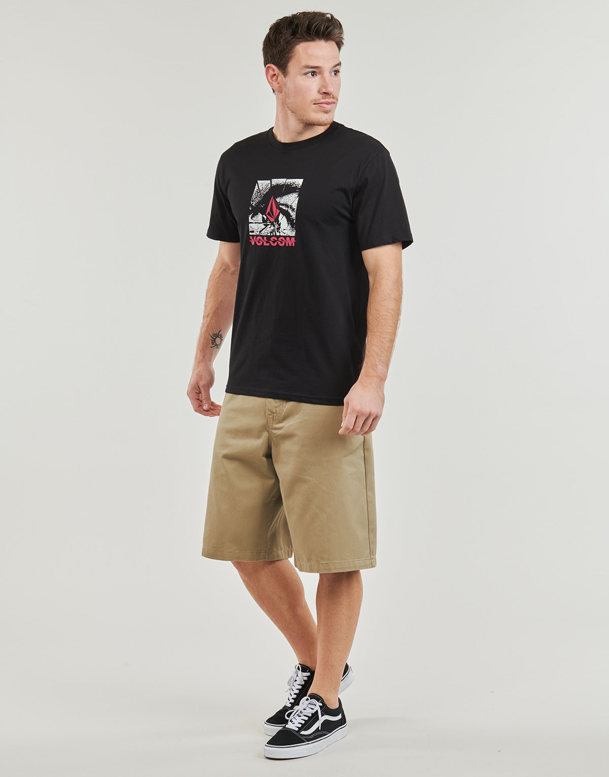 T-shirt Uomo Volcom OCCULATOR BSC SST Nero