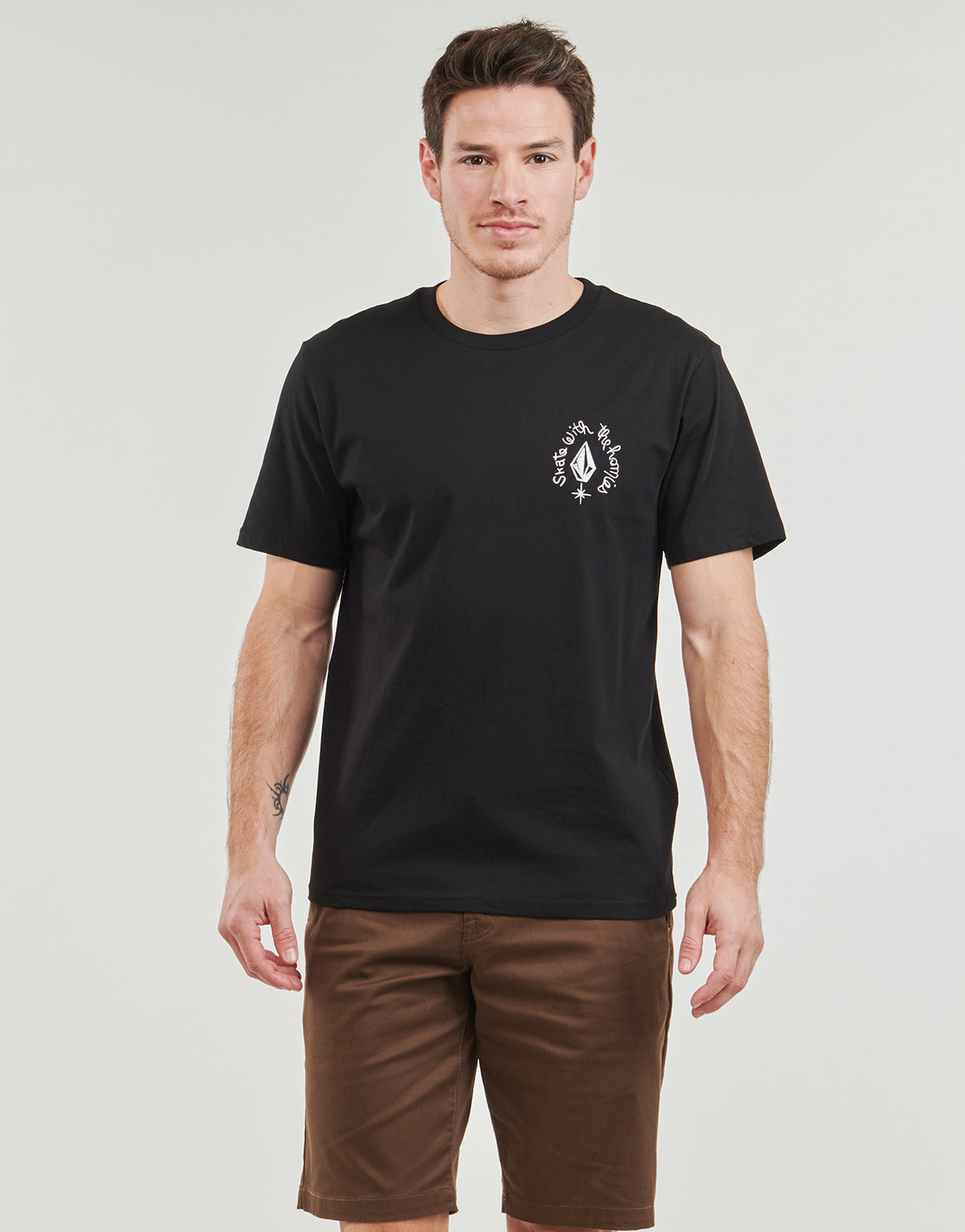 T-shirt Uomo Volcom MADITI BSC SST Nero