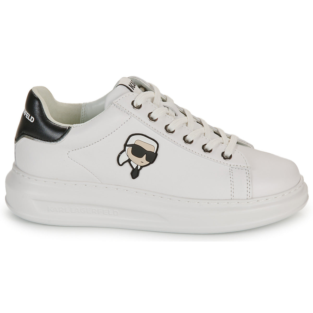 Sneakers basse Donna Karl Lagerfeld KAPRI Karl NFT Lo Lace Bianco