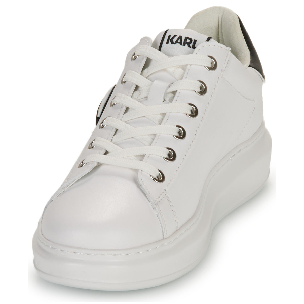 Sneakers basse Donna Karl Lagerfeld KAPRI Karl NFT Lo Lace Bianco