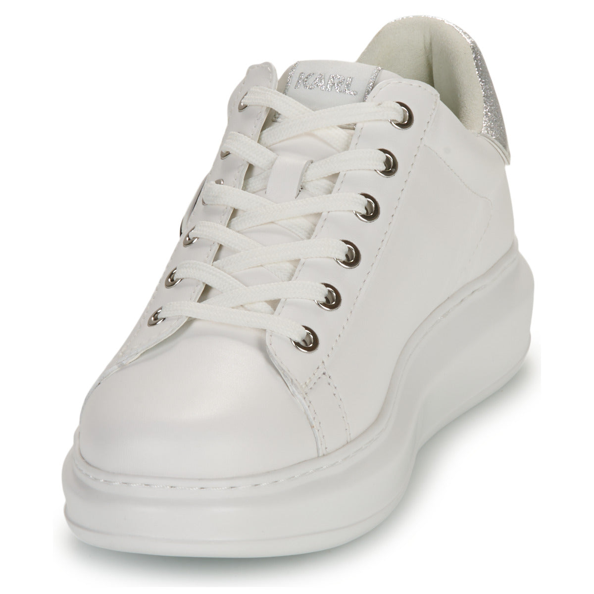 Sneakers basse Donna Karl Lagerfeld KAPRI Karl NFT Lo Lace Bianco