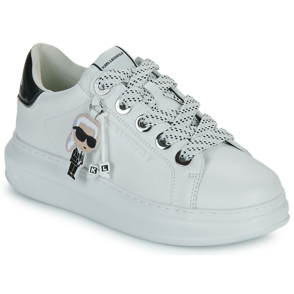 Sneakers basse Donna Karl Lagerfeld  KAPRI Karl NFT Pendant  Bianco