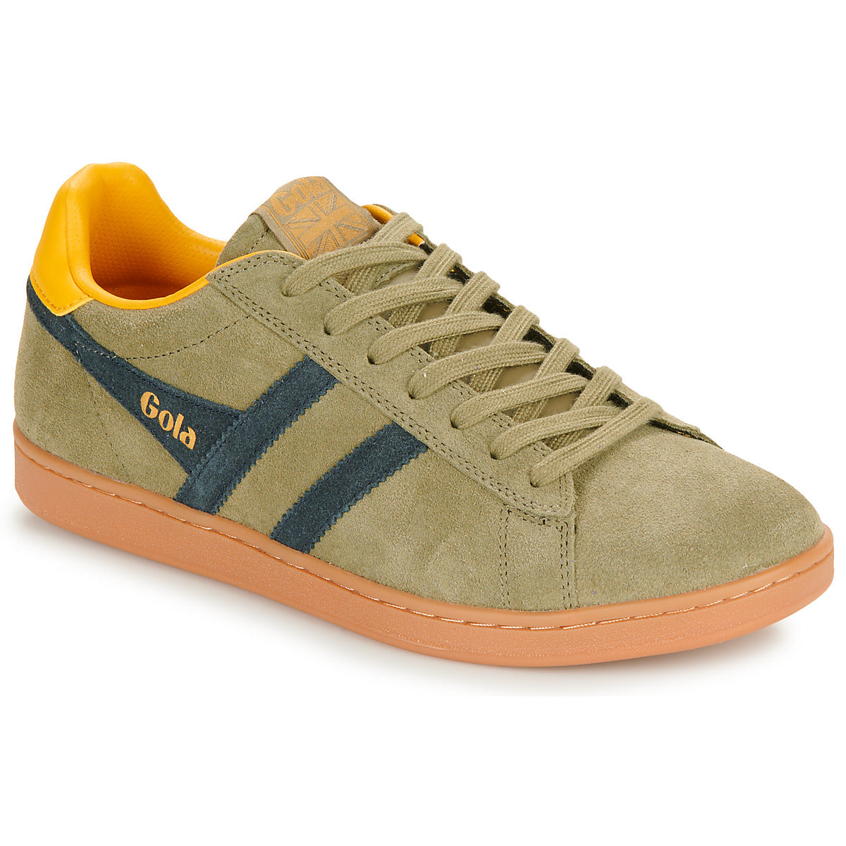 Sneakers Uomo Gola  Equipe II Suede  Kaki