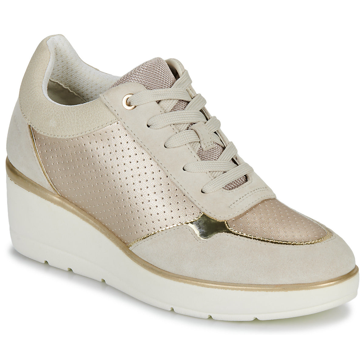 Sneakers basse Donna Geox  ILDE  Beige