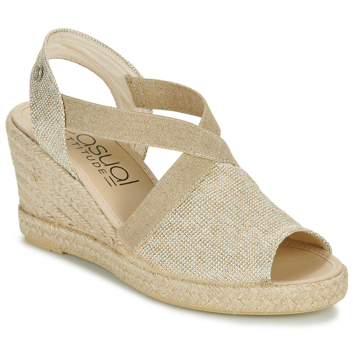 Scarpe Espadrillas Donna Casual Attitude  NEW1  Oro