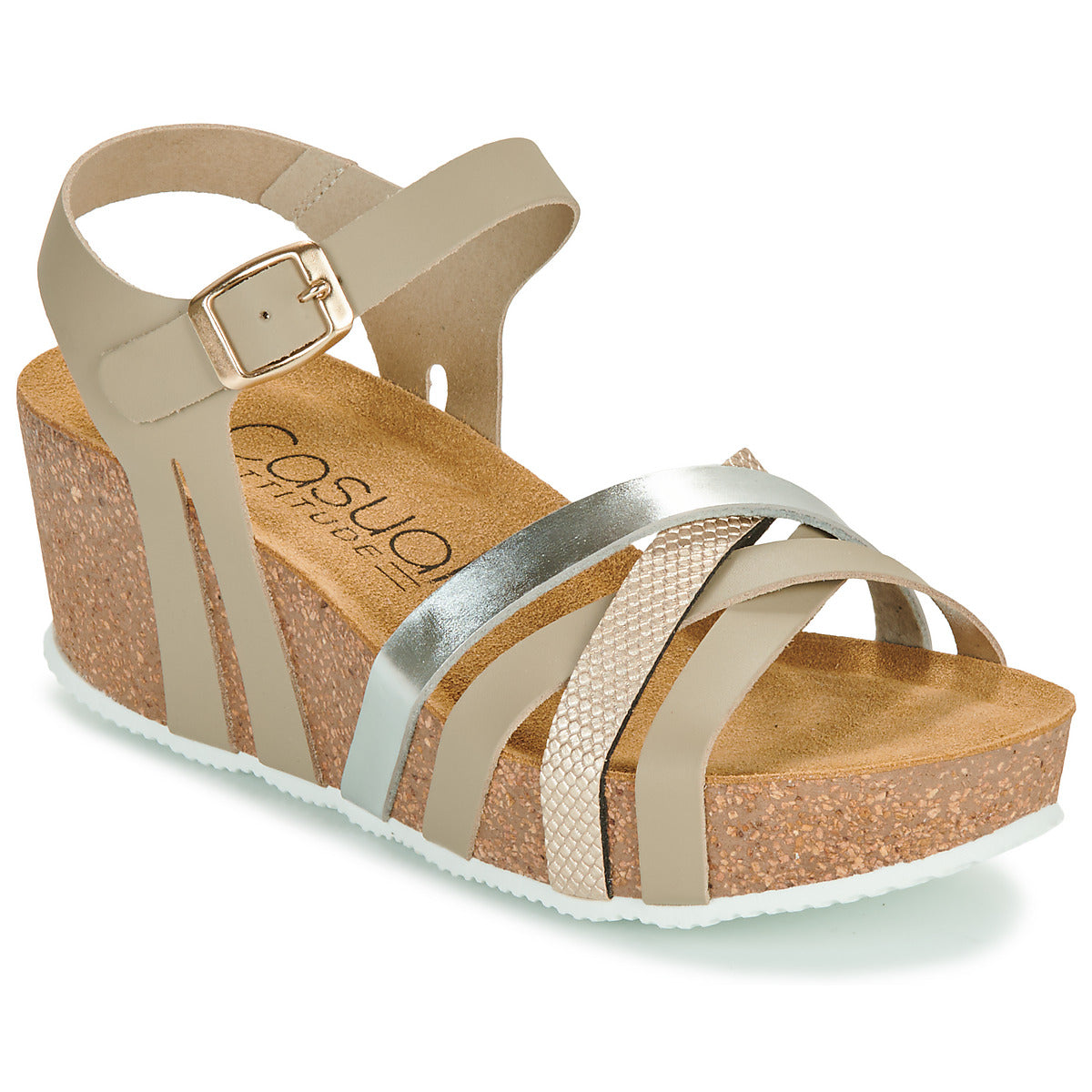 Sandali Donna Casual Attitude BADOL Beige