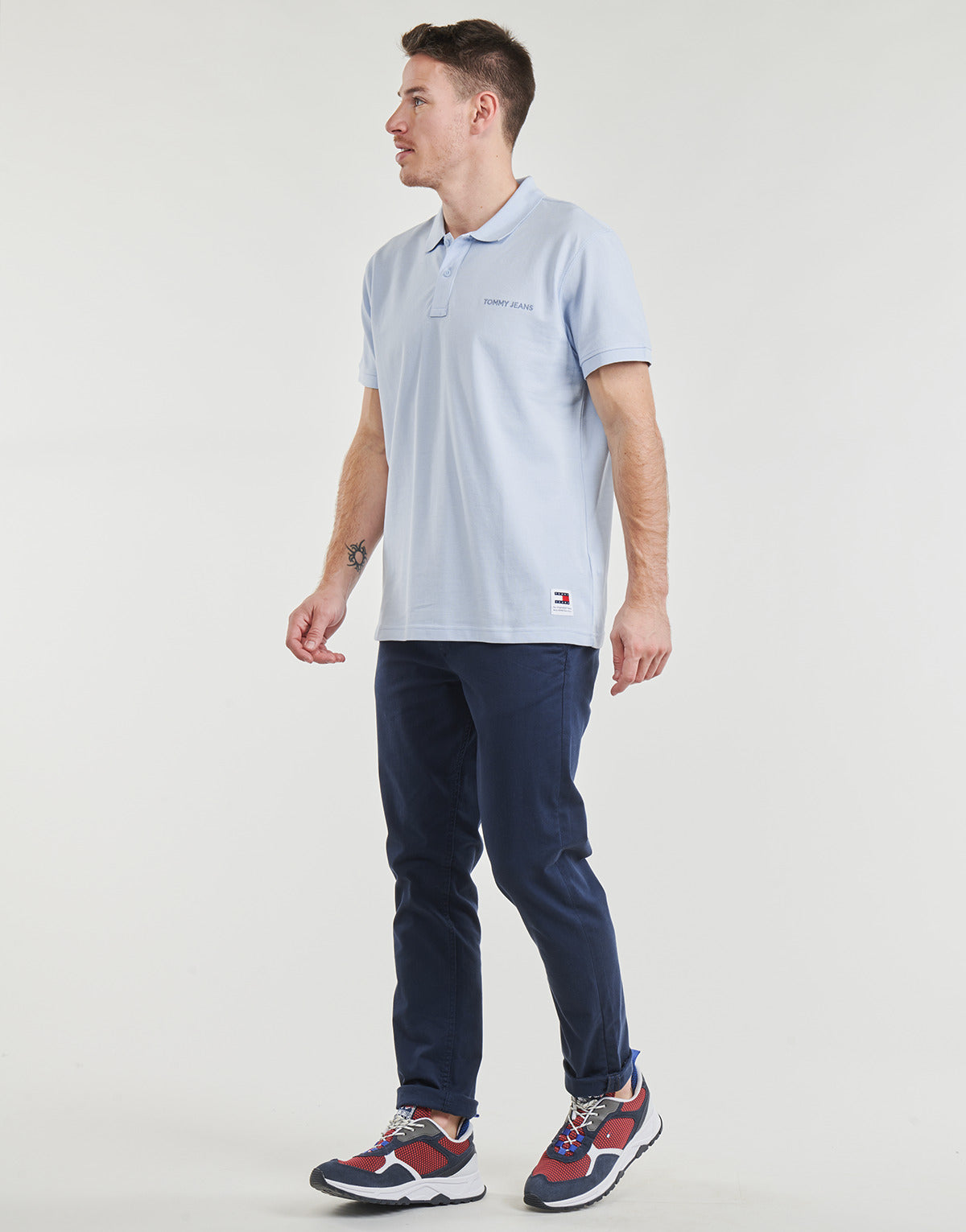 Polo Uomo Tommy Jeans  TJM REG CLASSIC POLO  Blu