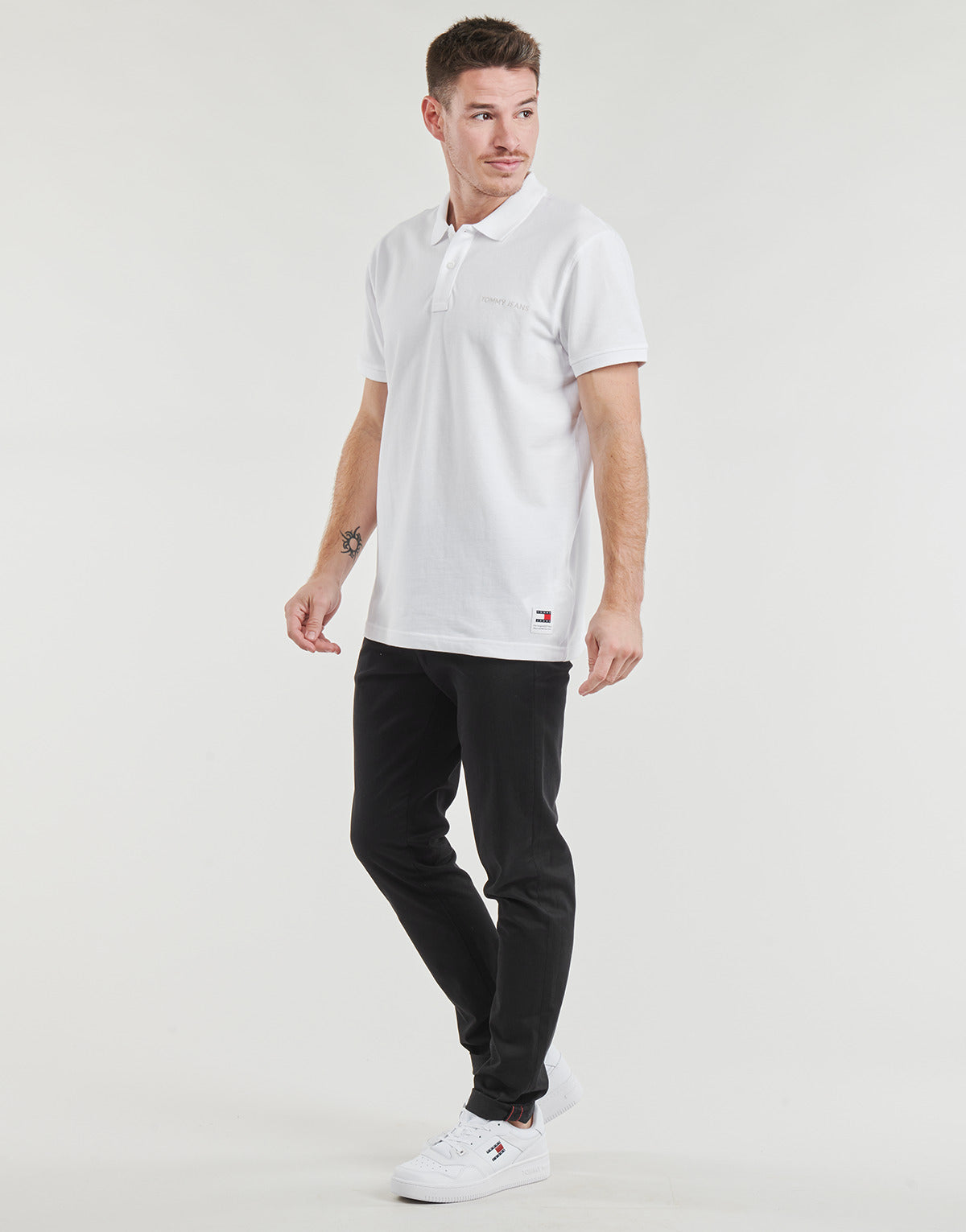 Polo Uomo Tommy Jeans  TJM REG CLASSIC POLO  Bianco