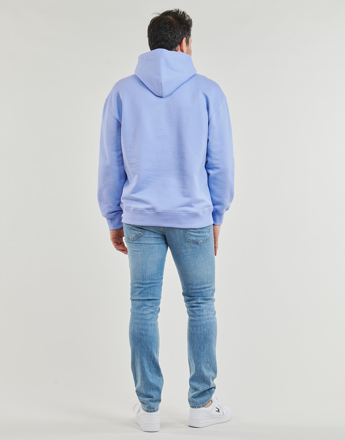 Felpa Uomo Tommy Jeans  TJM RLX NEW CLSC HOODIE  Blu