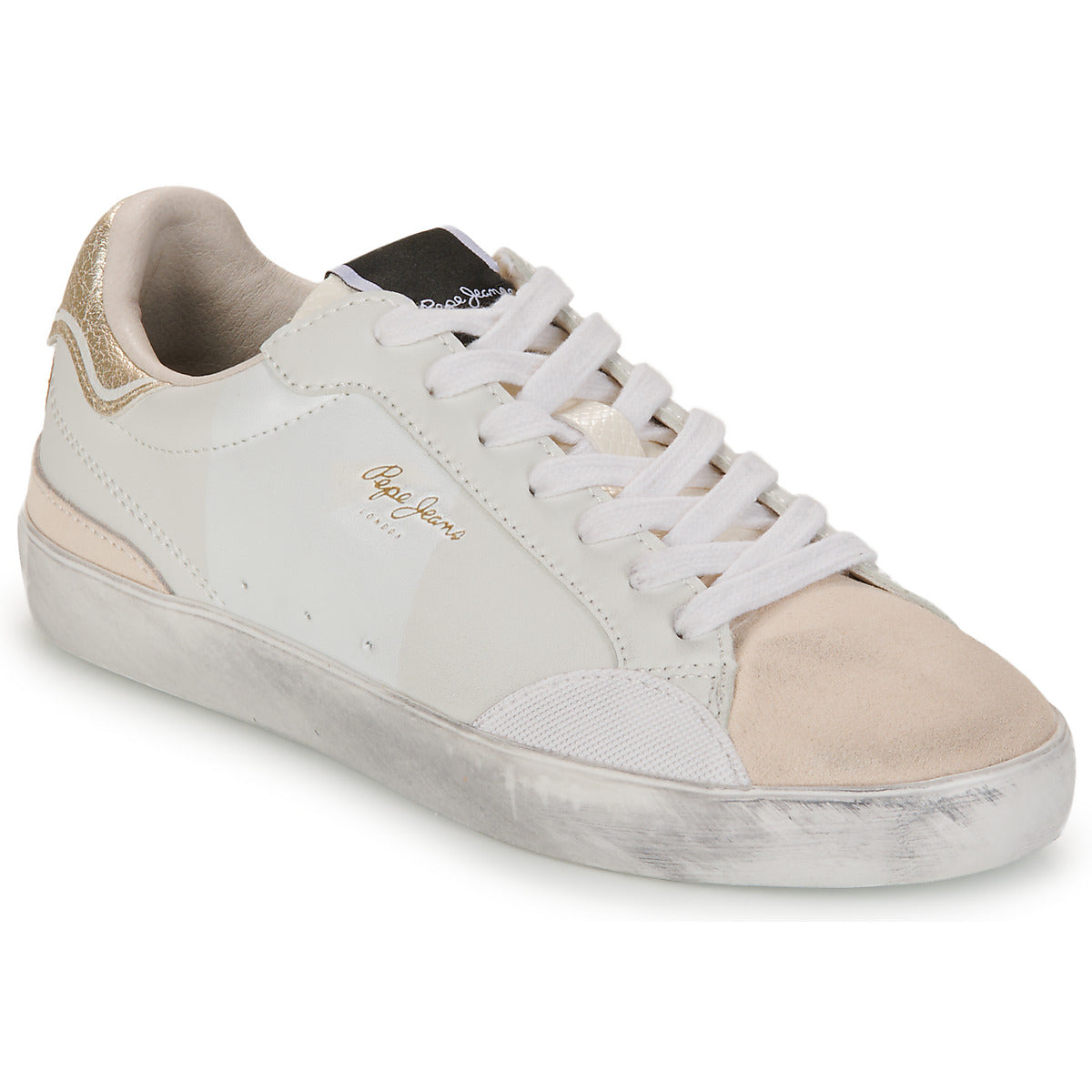 Sneakers basse Donna Pepe jeans  LANE MOON W  Beige