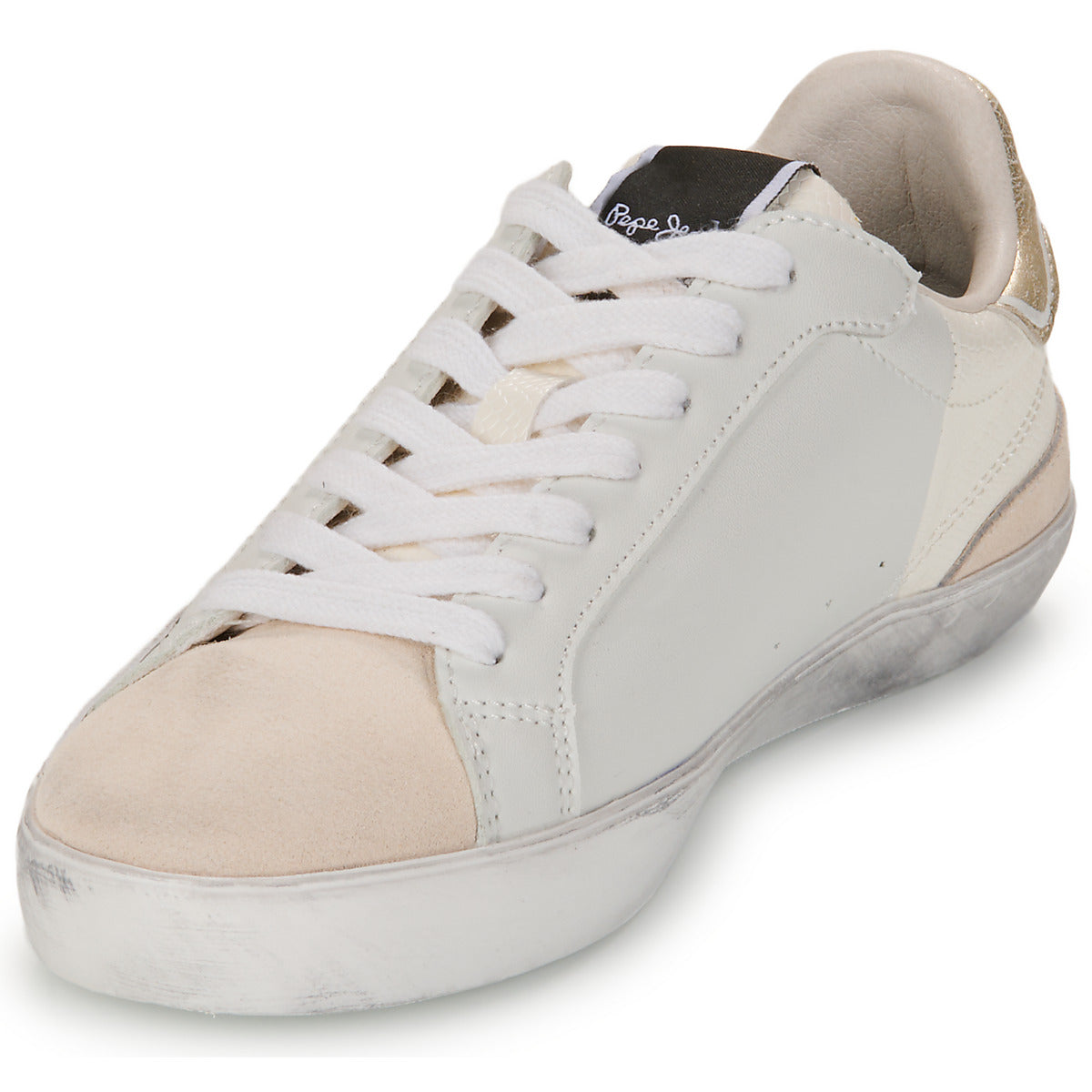 Sneakers basse Donna Pepe jeans  LANE MOON W  Beige