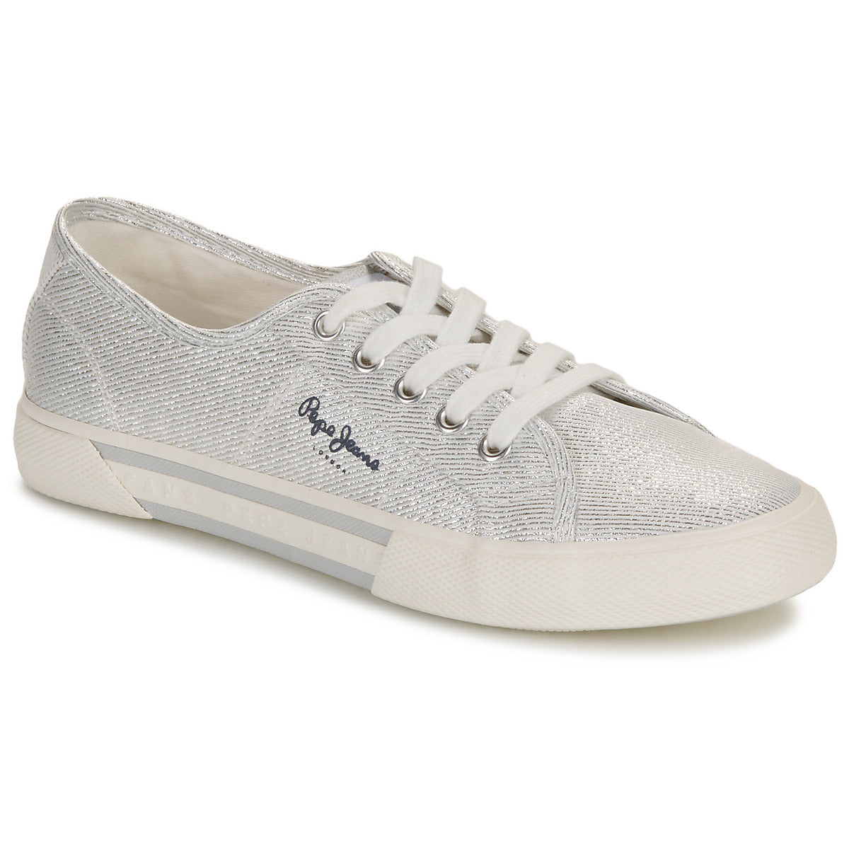 Sneakers basse Donna Pepe jeans BRADY PARTY W Argento