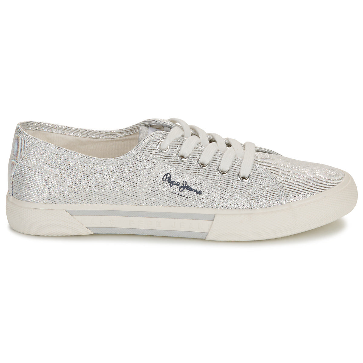 Sneakers basse Donna Pepe jeans BRADY PARTY W Argento