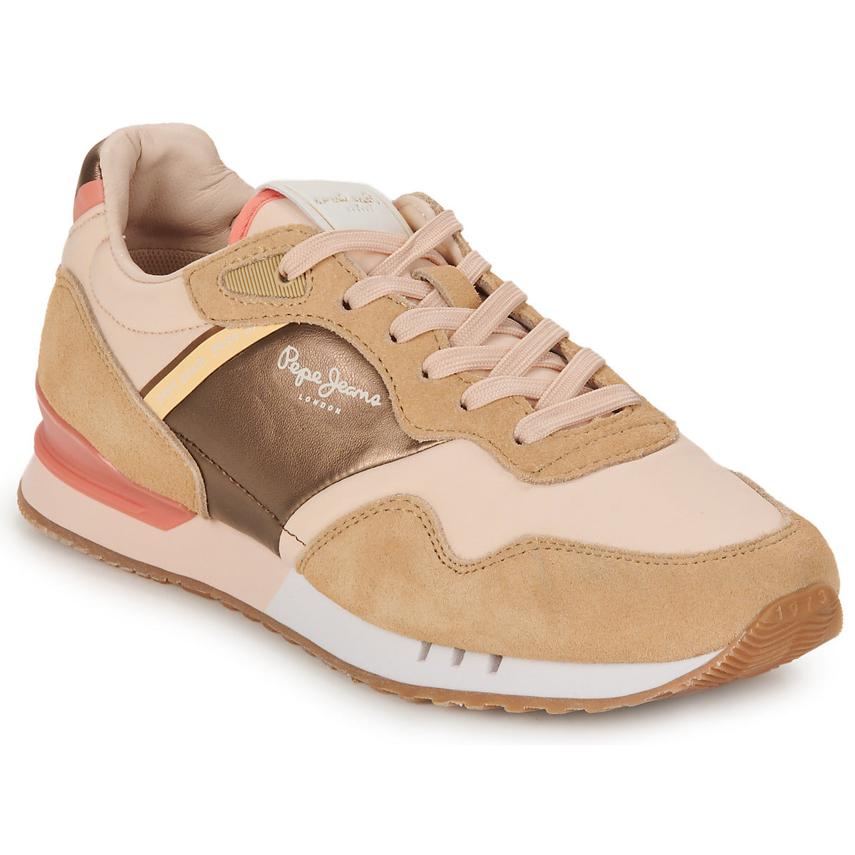 Sneakers basse Donna Pepe jeans  LONDON GLAM W  Beige