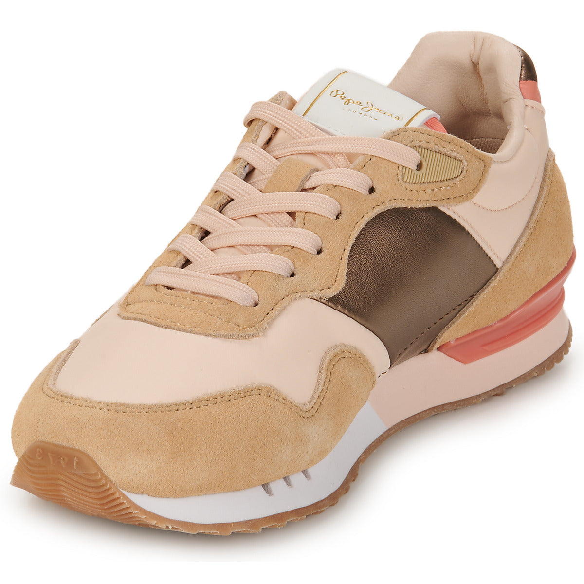 Sneakers basse Donna Pepe jeans  LONDON GLAM W  Beige