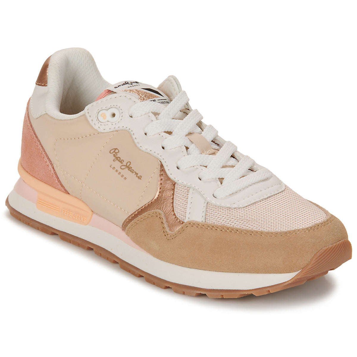 Sneakers basse Donna Pepe jeans  BRIT MIX W  Beige