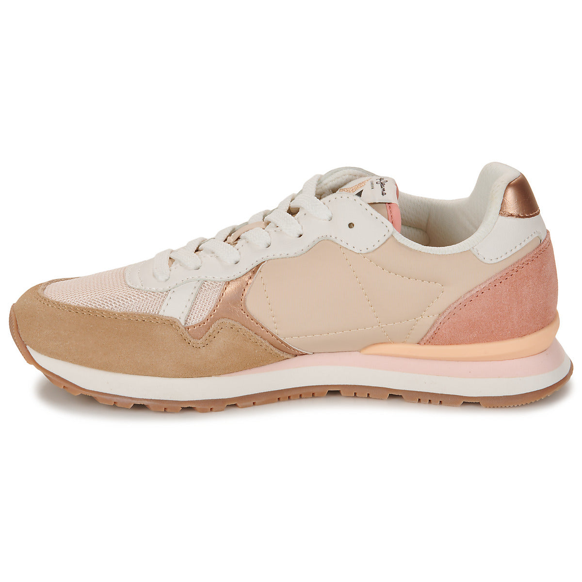 Sneakers basse Donna Pepe jeans  BRIT MIX W  Beige