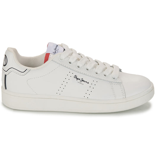 Scarpe bambini ragazzo Pepe jeans  PLAYER BASIC B  Bianco