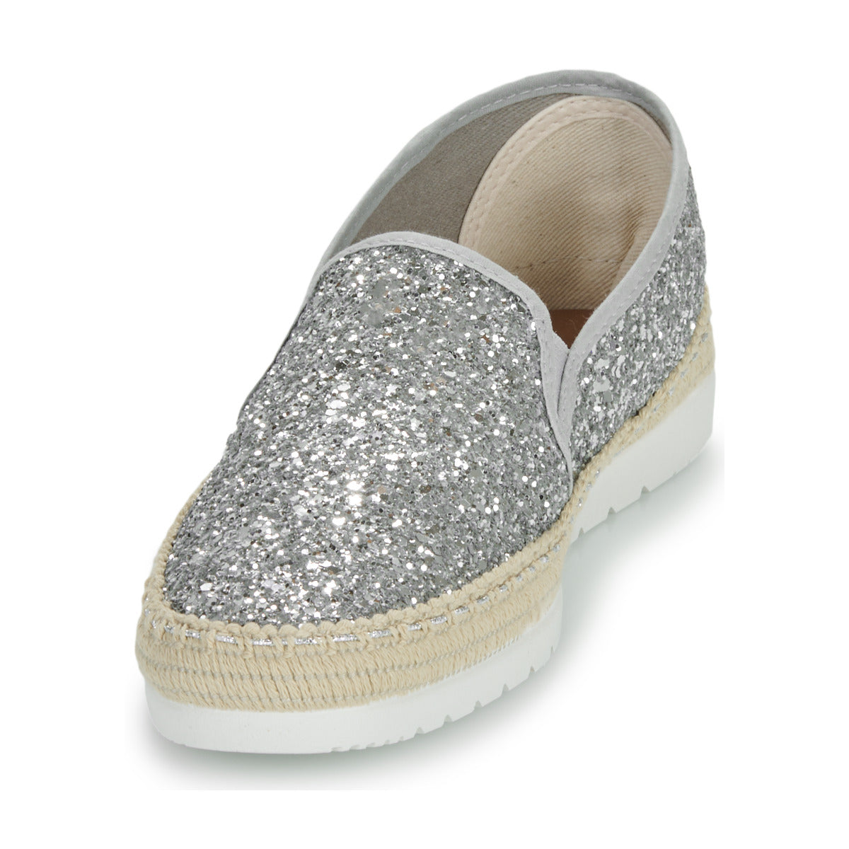 Scarpe Espadrillas Donna Verbenas  NURIA GLITTER  Argento