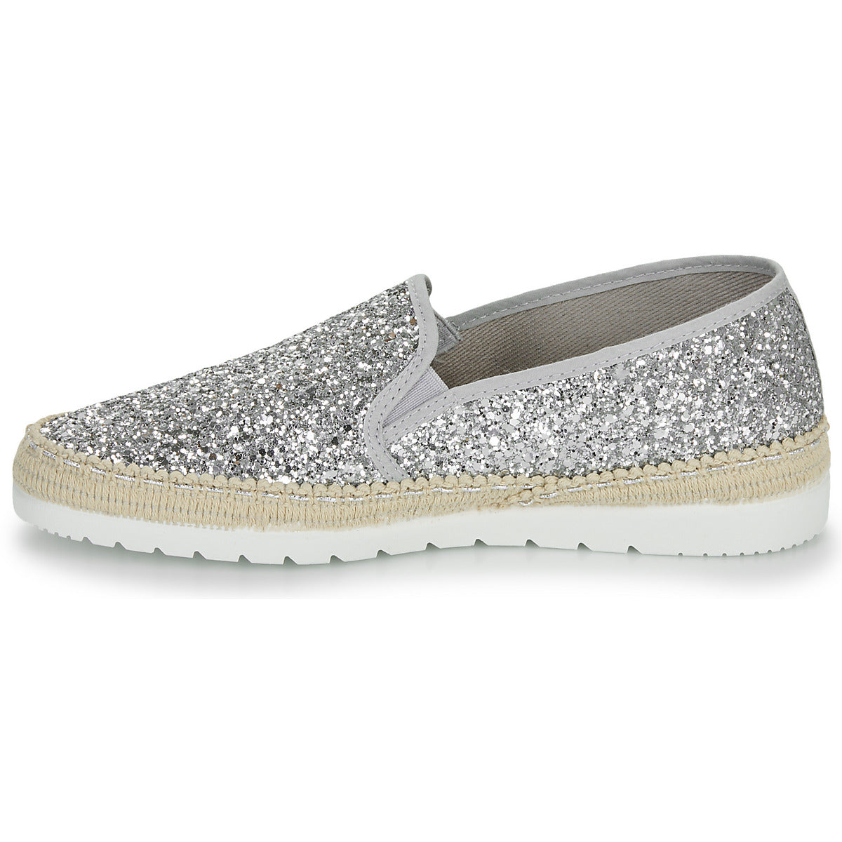 Scarpe Espadrillas Donna Verbenas  NURIA GLITTER  Argento