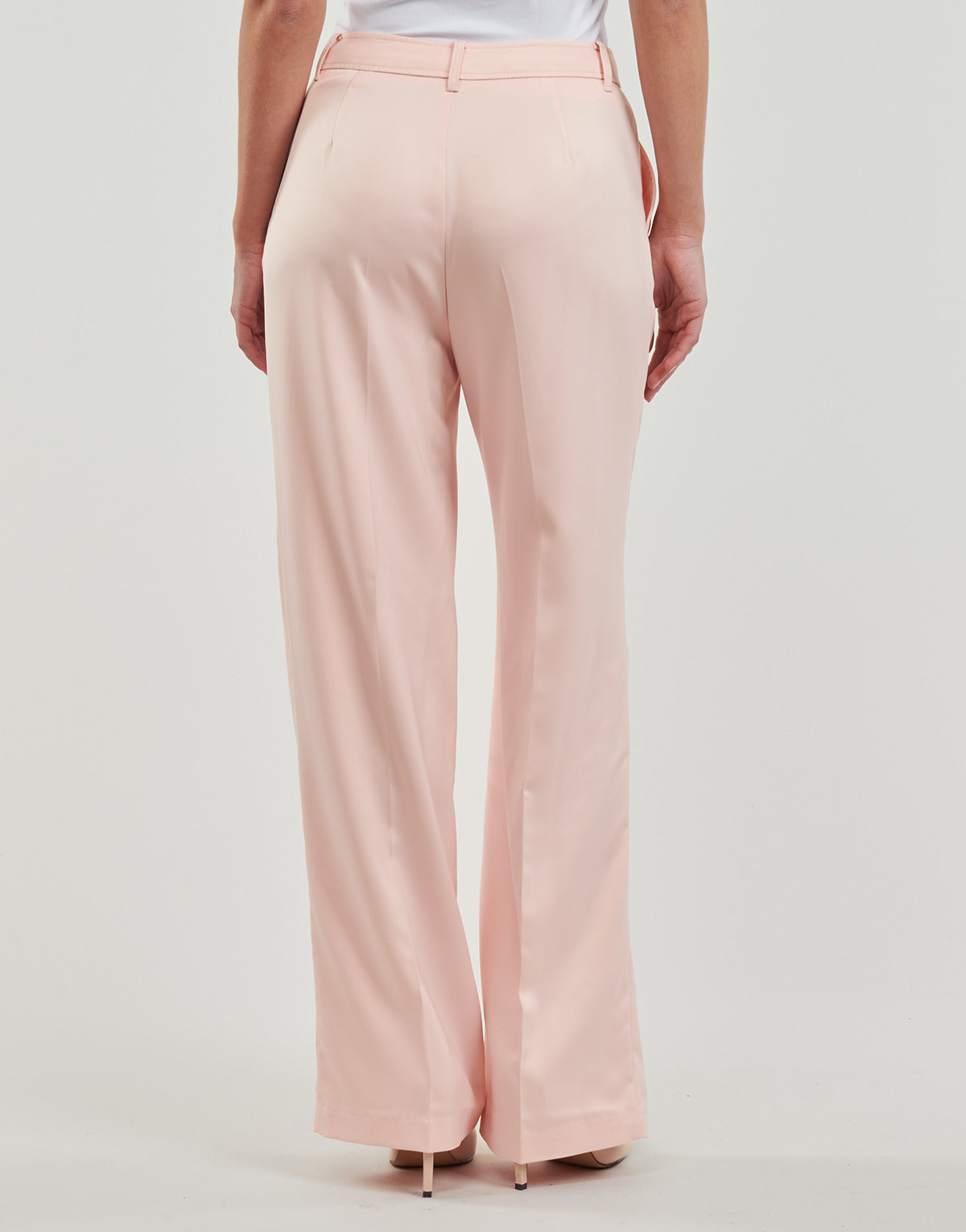 Pantalone Donna Guess  REBECCA SATIN  Rosa