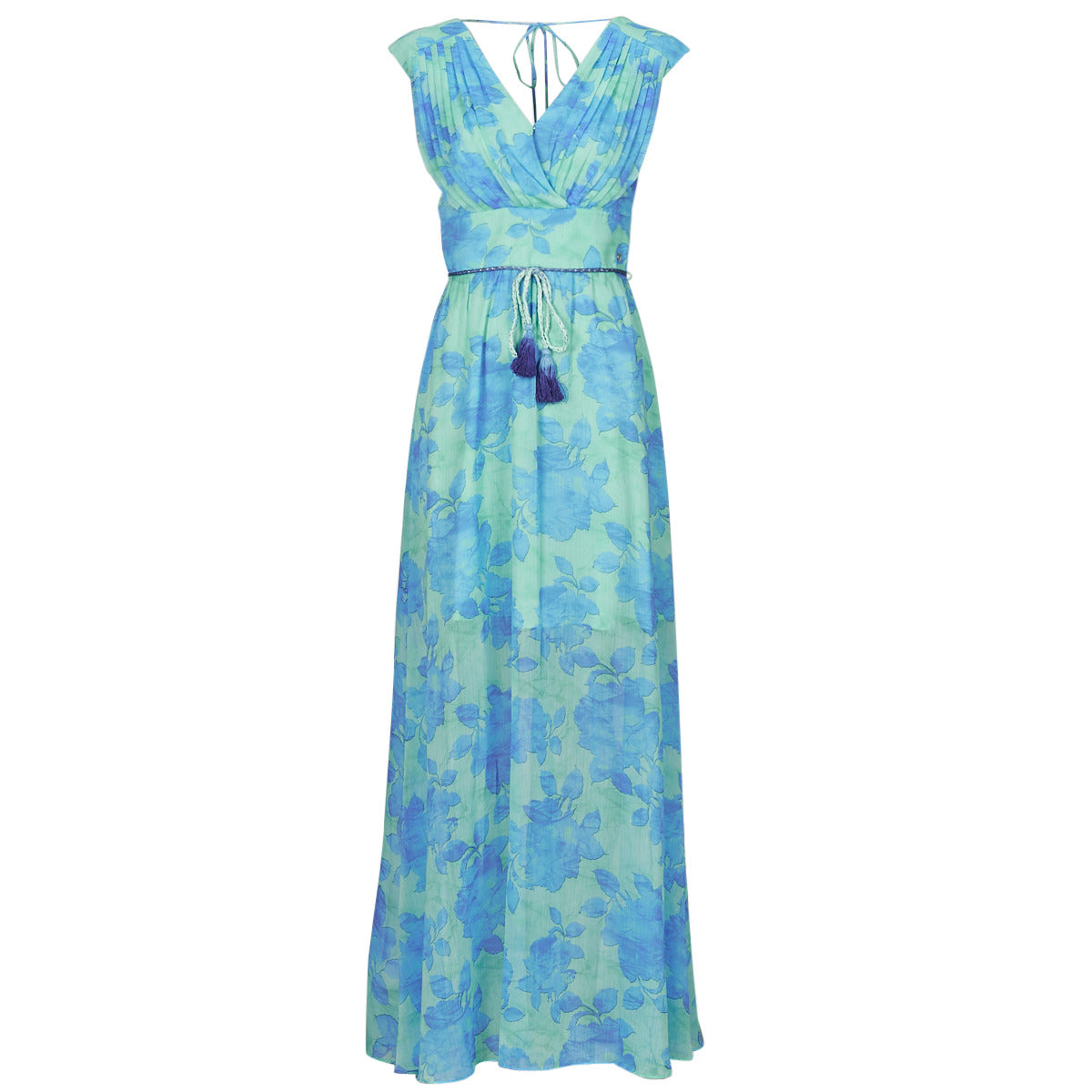 Abito lungo Donna Guess  GILDA LONG DRESS  Blu