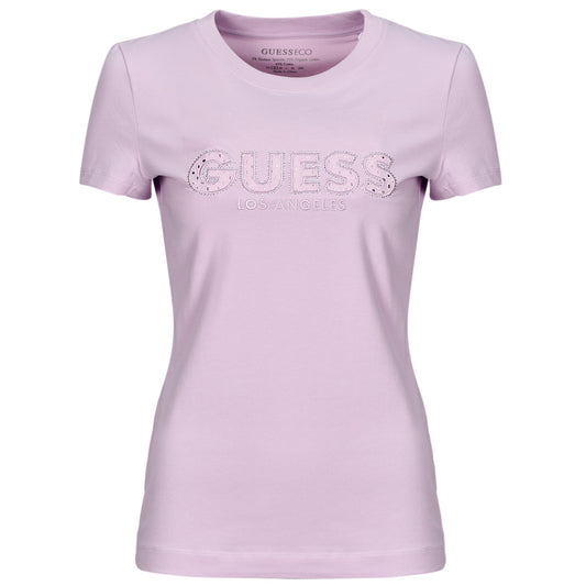 T-shirt Donna Guess  SANGALLO TEE  Viola