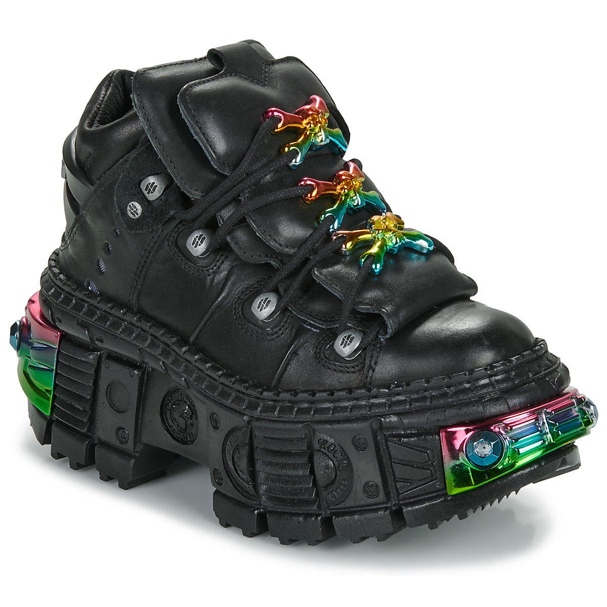 Scarpe Donna New Rock  WALL 106  Nero