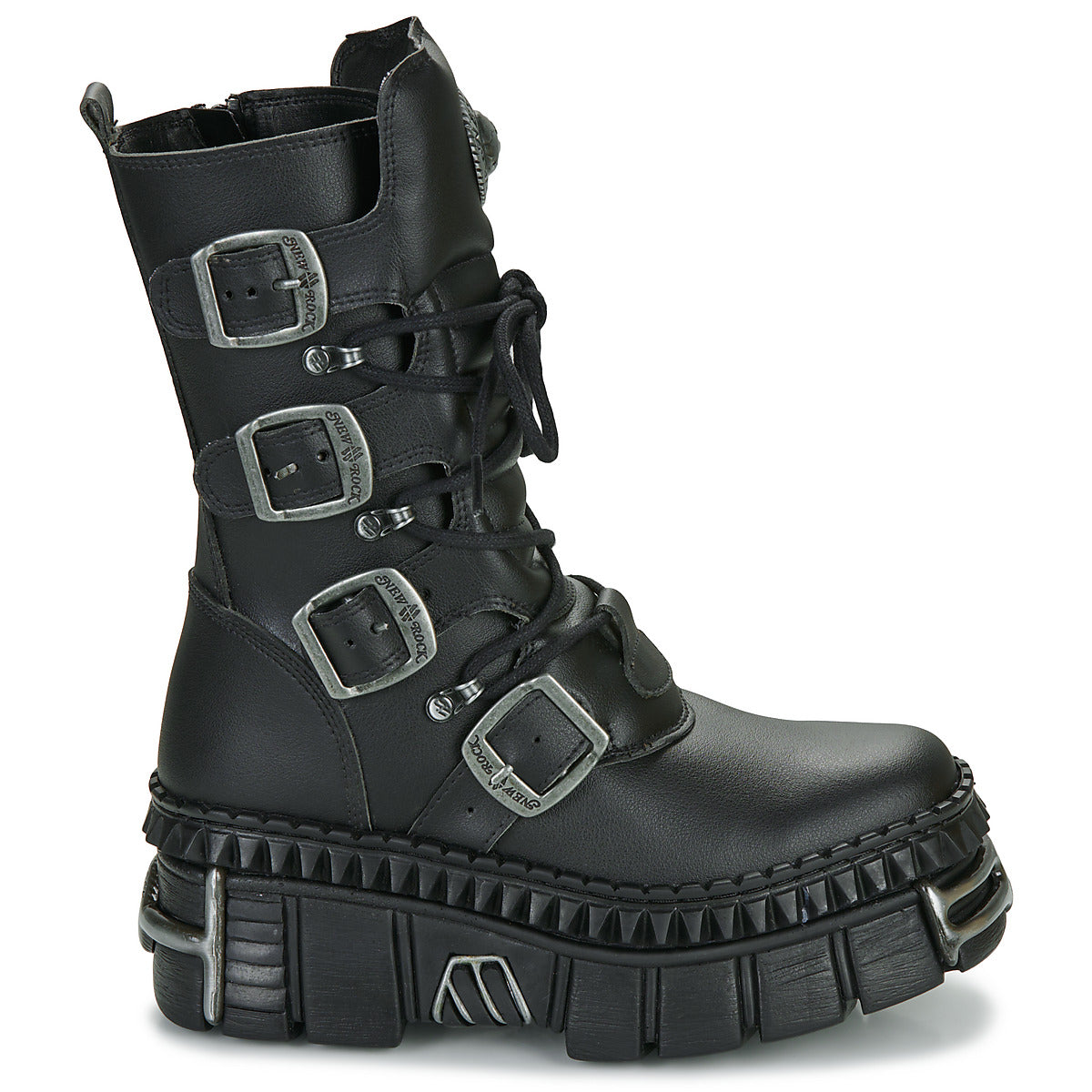 Stivaletti Donna New Rock  WALL 1473 VEGAN  Nero