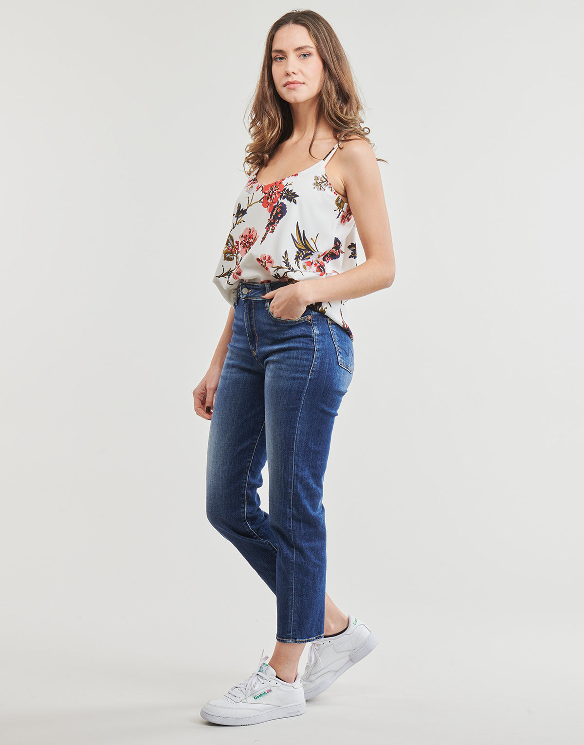 Jeans Mom Donna Le Temps des Cerises  400/17  Blu