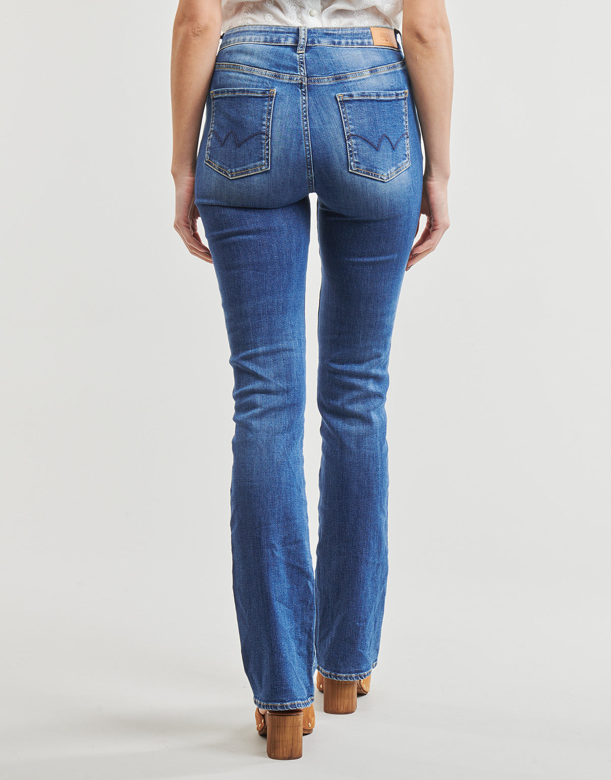 Jeans Flare Donna Le Temps des Cerises  POWERB  Blu