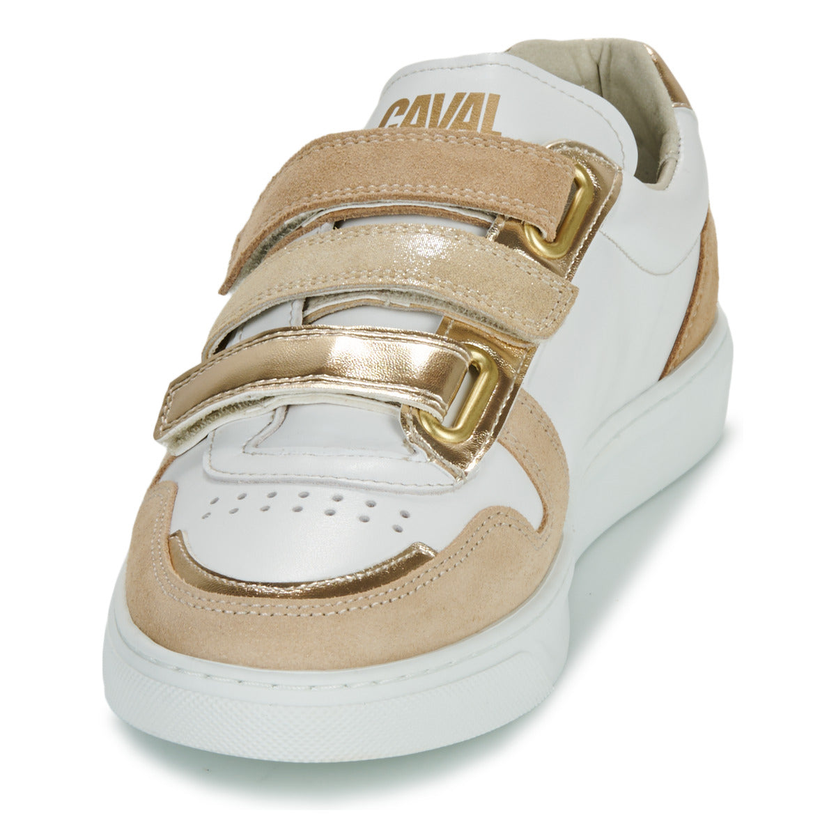 Sneakers basse Donna Caval  VELCROS  Oro