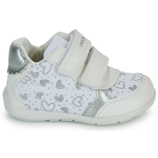 Scarpe bambini ragazza Geox  B ELTHAN GIRL  Bianco