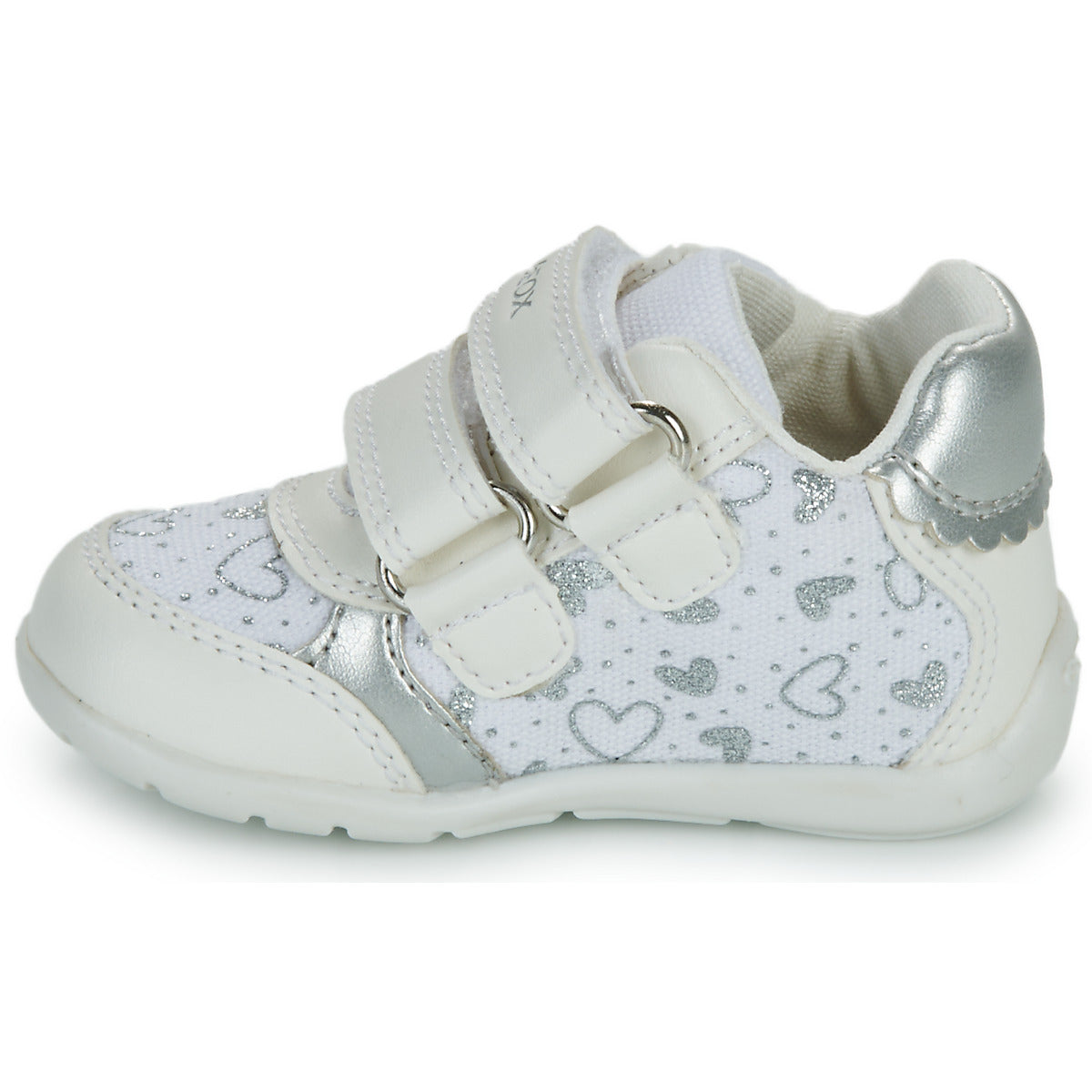 Scarpe bambini ragazza Geox  B ELTHAN GIRL  Bianco