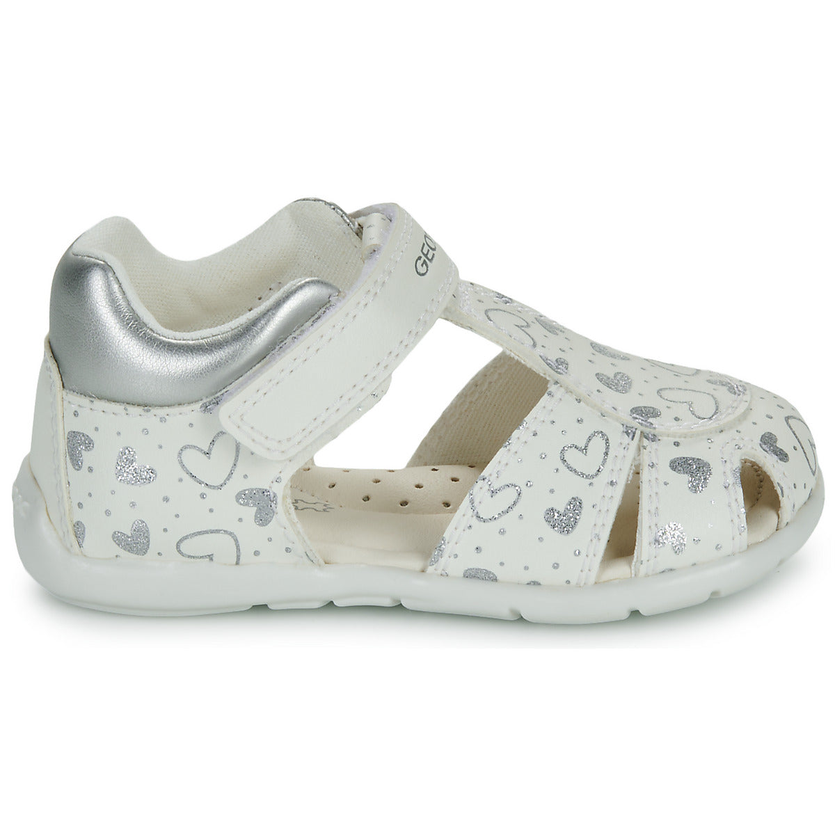 Sandali bambini ragazza Geox  B ELTHAN GIRL  Bianco